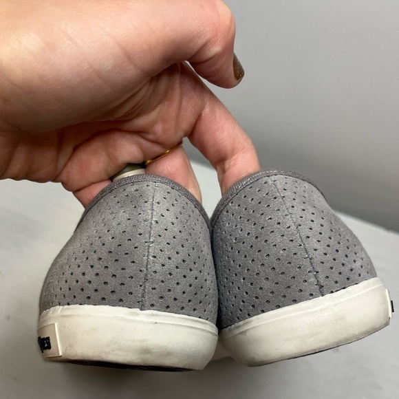 SeaVees Army Issue Low Laser Cut Grey Leather Sneakers Sz 8.5 - Picture 3 of 9